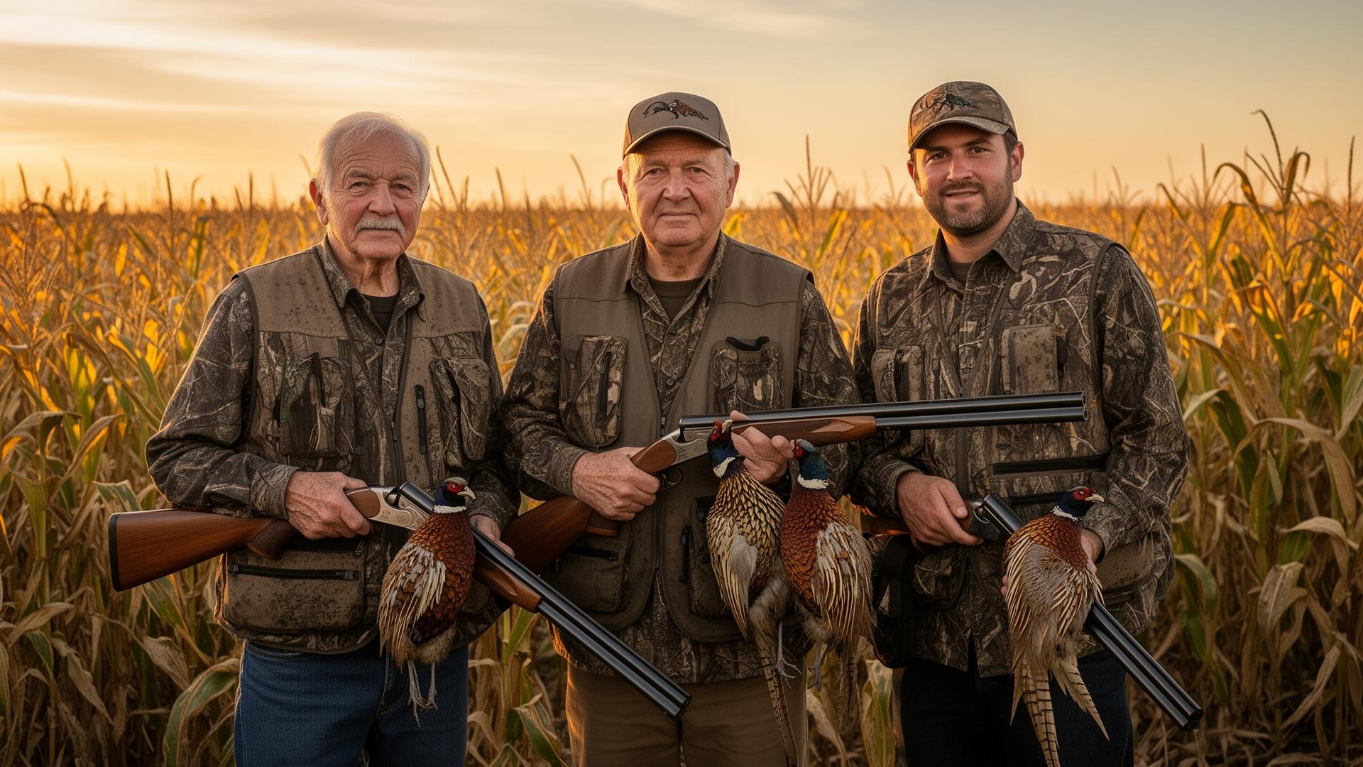 Three generations of Deadshot Outfitters guides